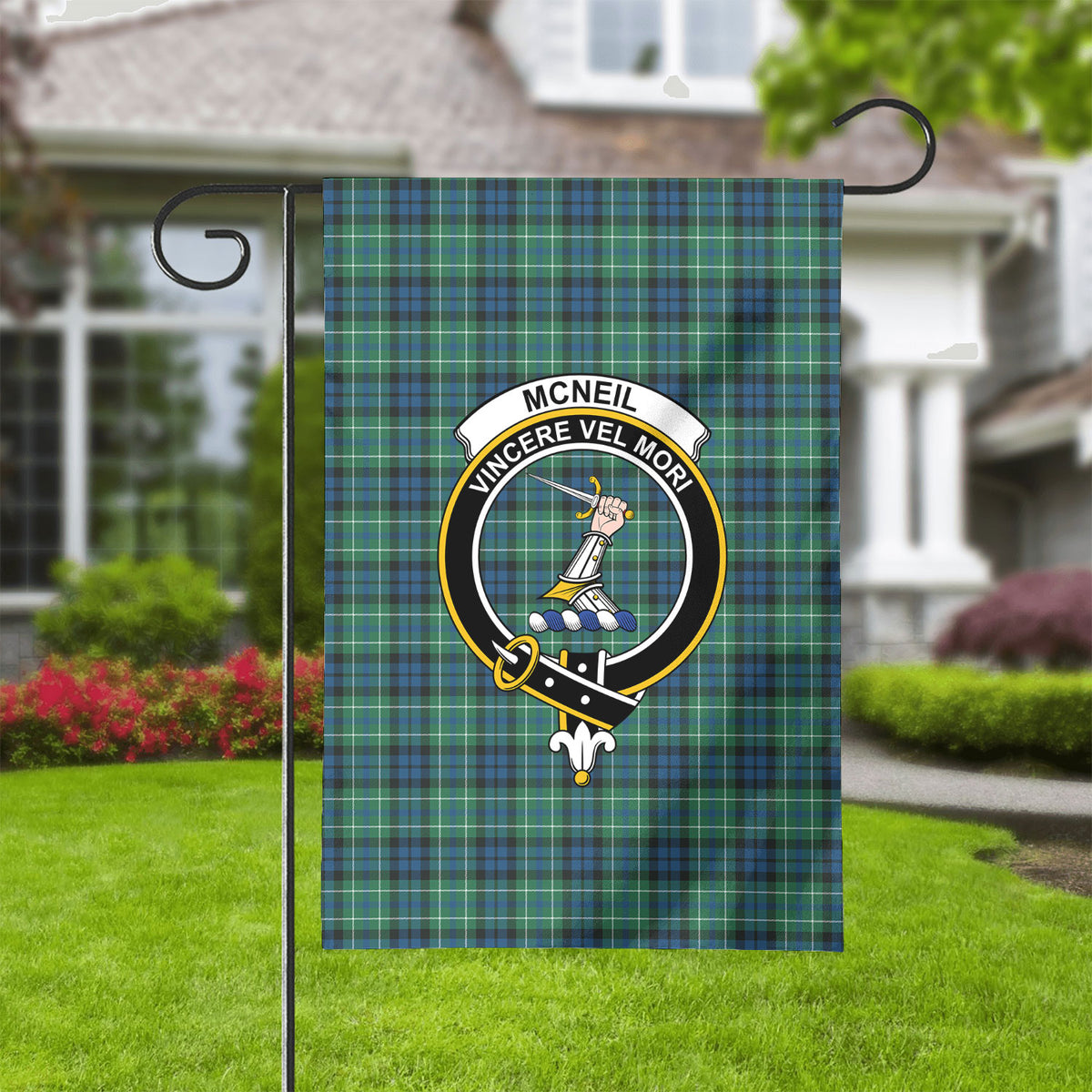 McNeil of Colonsay Ancient Tartan Crest Garden Flag