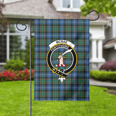 McRae Hunting Ancient Tartan Crest Garden Flag