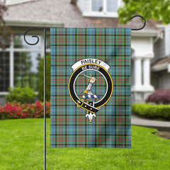 Paisley District Tartan Crest Garden Flag