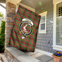 Ainslie Tartan Crest Garden Flag