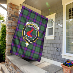 Armstrong Modern Tartan Crest Garden Flag