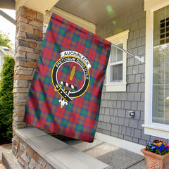 Auchinleck Tartan Crest Garden Flag