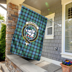 Galbraith Ancient Tartan Crest Garden Flag