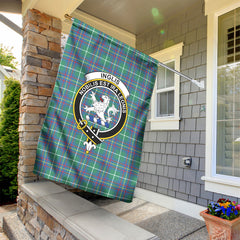 Inglis Ancient Tartan Crest Garden Flag