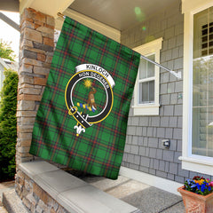 Kinloch Tartan Crest Garden Flag