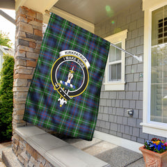Kirkpatrick Tartan Crest Garden Flag