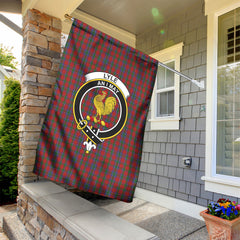 Lyle Tartan Crest Garden Flag