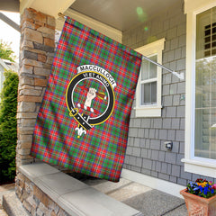 MacCulloch (McCulloch) Tartan Crest Garden Flag