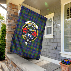 MacLeod of Harris Modern Tartan Crest Garden Flag