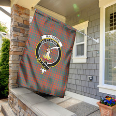 Matheson Ancient Tartan Crest Garden Flag