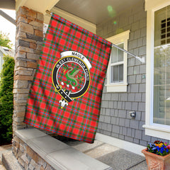Maule Tartan Crest Garden Flag