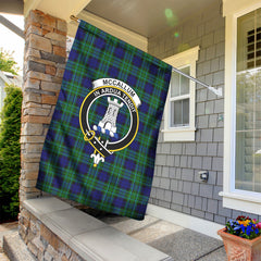 McCallum Modern Tartan Crest Garden Flag