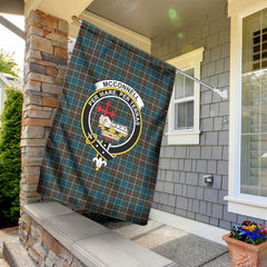 McConnell Tartan Crest Garden Flag