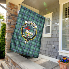 McDonald of the Isles Hunting Ancient Tartan Crest Garden Flag