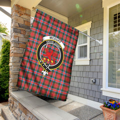McDuff Modern Tartan Crest Garden Flag