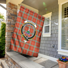 Morrison Red Ancient Tartan Crest Garden Flag