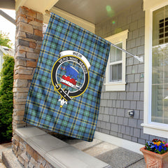 Weir Ancient Tartan Crest Garden Flag