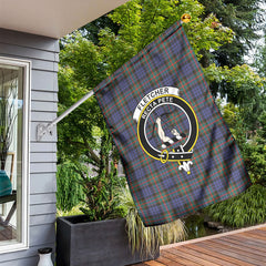 Fletcher of Dunans Tartan Crest Garden Flag
