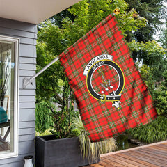 Langlands Tartan Crest Garden Flag