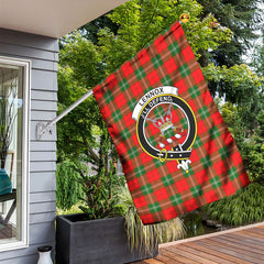 Lennox (Lennox Kincaid) Tartan Crest Garden Flag