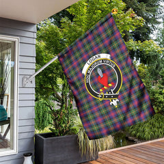 Logan Modern Tartan Crest Garden Flag