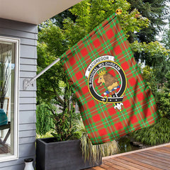 MacGregor Modern Tartan Crest Garden Flag