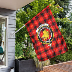 MacIver Modern Tartan Crest Garden Flag