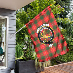 MacPhee Modern Tartan Crest Garden Flag