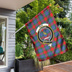 Mar Tartan Crest Garden Flag
