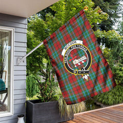 McCook Tartan Crest Garden Flag