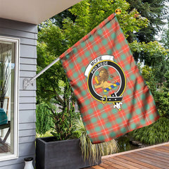 McFie Ancient Tartan Crest Garden Flag
