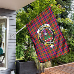 McGowan Tartan Crest Garden Flag