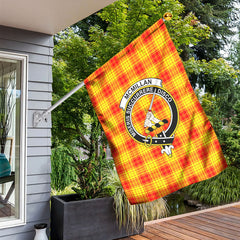 McMillan Clan Tartan Crest Garden Flag