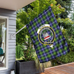 McNeil of Barra Modern Tartan Crest Garden Flag