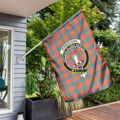 Robertson Ancient Tartan Crest Garden Flag