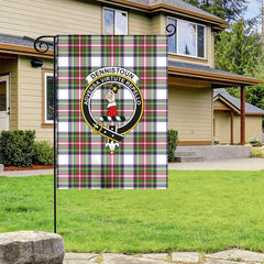 Dennistoun Tartan Crest Garden Flag