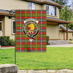 Forrester Tartan Crest Garden Flag