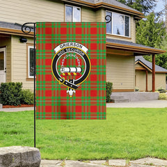 Grierson Tartan Crest Garden Flag
