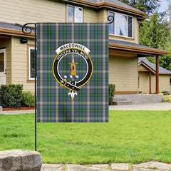 MacDowall Tartan Crest Garden Flag