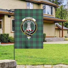 MacLean Hunting Ancient Tartan Crest Garden Flag