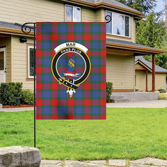 Mar Tartan Crest Garden Flag