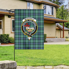 McDonald of the Isles Hunting Ancient Tartan Crest Garden Flag