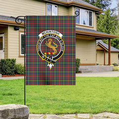McKintosh Hunting Modern Tartan Crest Garden Flag