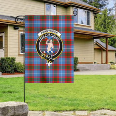 Pennycook Tartan Crest Garden Flag