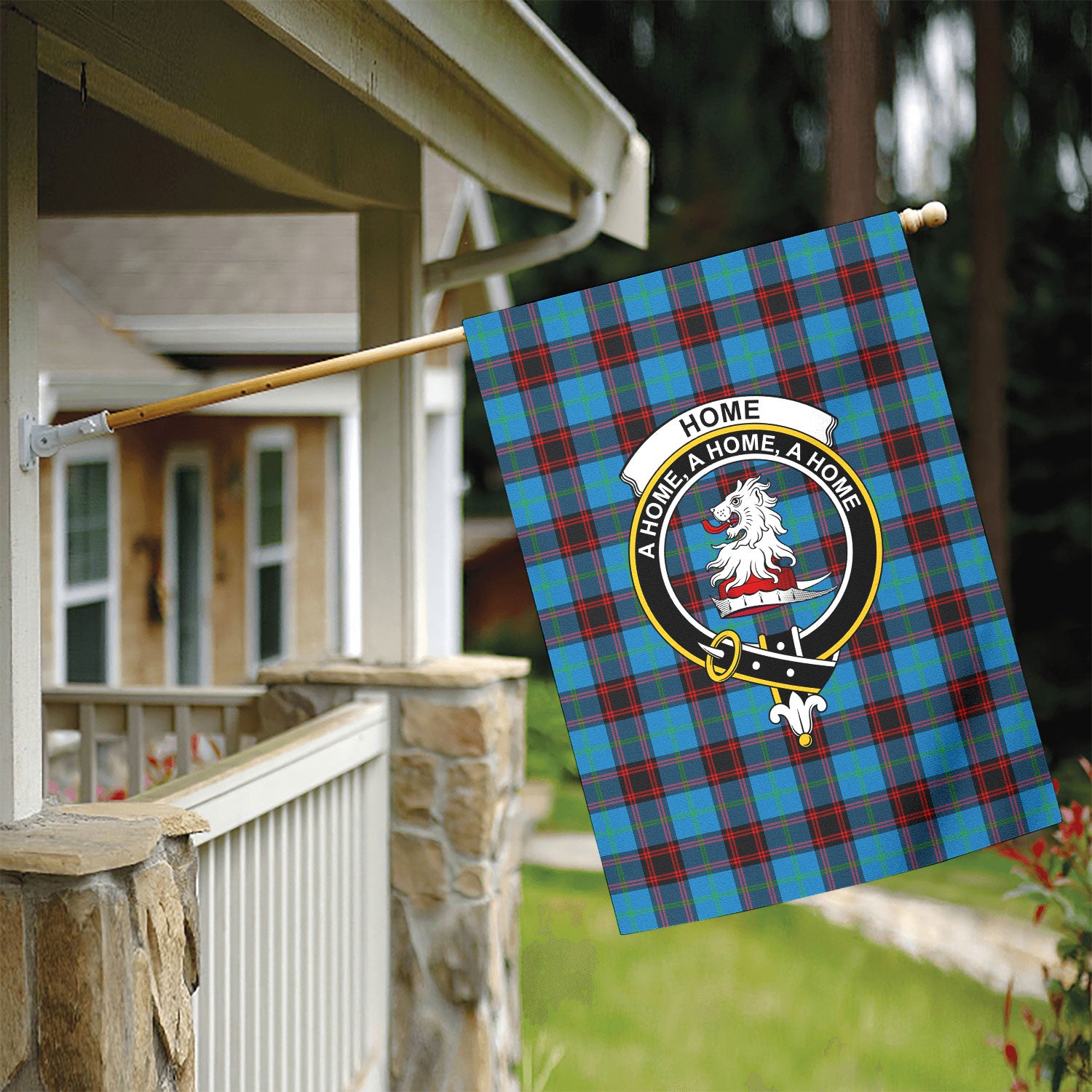 Home Ancient Tartan Crest Garden Flag