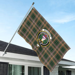 Buchanan Hunting Tartan Crest House Flag