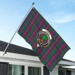 Cairns Tartan Crest House Flag