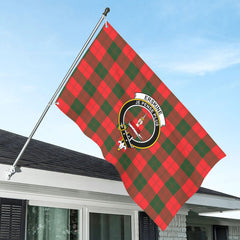Erskine Modern Tartan Crest House Flag