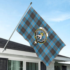 Garden Tartan Crest House Flag