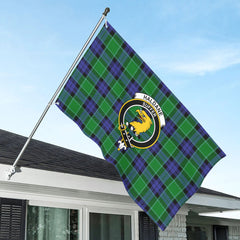Haldane Tartan Crest House Flag